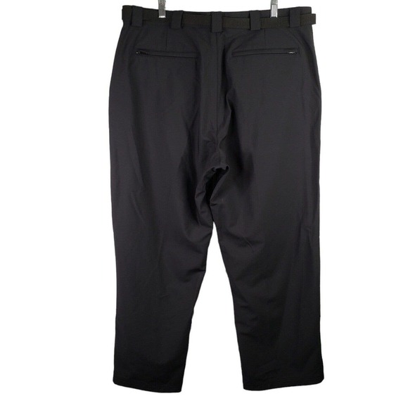 Duluth Trading Co Cargo Pants Mens 40x30 Belted Black Nylon Hiking Zip Fly - Picture 3 of 7